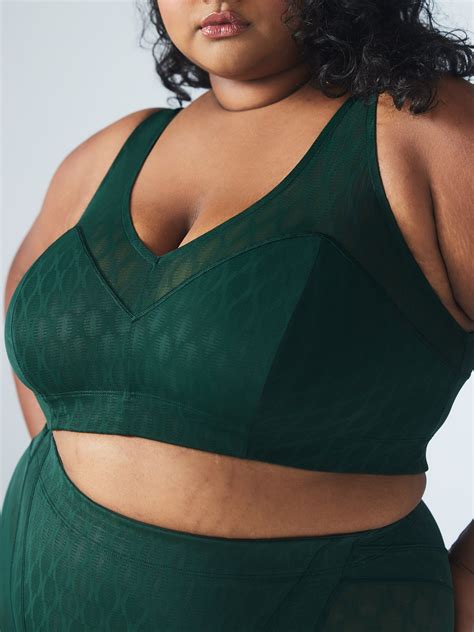 Peak Performance Low Impact X Mesh Sports Bra In Green Savage X Fenty Germany