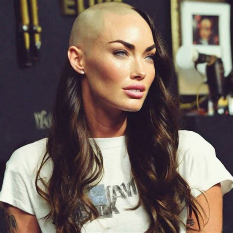 Megan Fox Bald Head