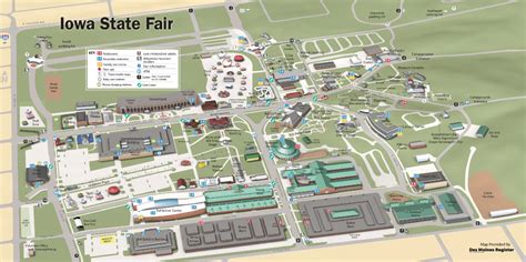 Iowa State Fairgrounds Map And Brochure 2024 2019