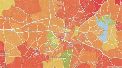 Shelby, NC Property Crime Rates and Non-Violent Crime Maps | CrimeGrade.org