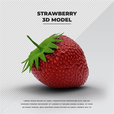 Premium Psd Strawberry