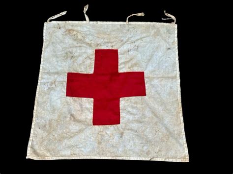 MV40 45 DRK Deutsches Rotes Kreuz Field Hospital Flag Marked