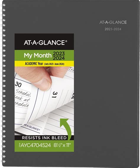 AT A GLANCE 2023 2024 Academic Planner Monthly 8 1 2 X 11 Large