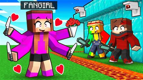 Mutant Crazy Fan Girl Vs Maison Ultra Sécurisée Sur Minecraft Youtube