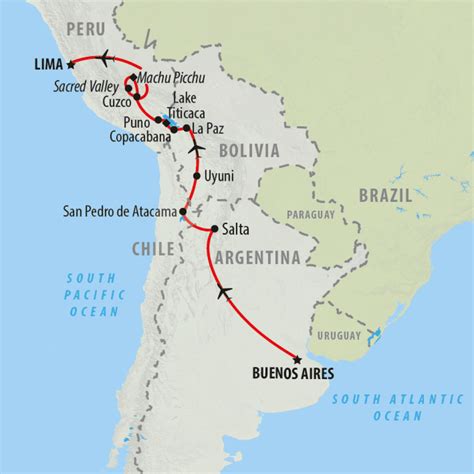 Chile Bolivia Peru - Border Crossing Guide In South America Peru ...