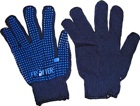 PVC Blue Safety Dotted Hand Gloves Size 8 Inch Rs 10 Pair Safecare