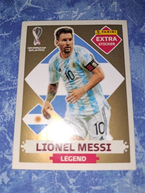 Panini WM 2022 Extra Sticker Gold Edition Lionel Messi Acheter Sur