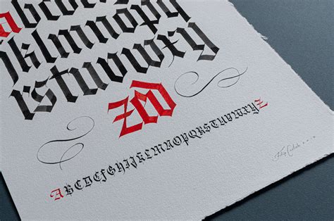 Blackletter alphabet calligraphy collection :: Behance