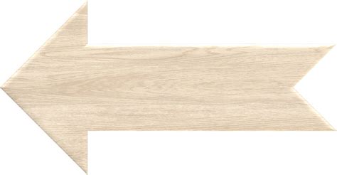 Flecha De Madera En Blanco Png