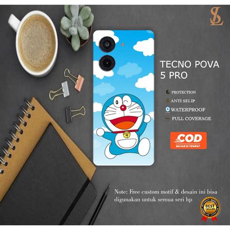 Jual Garskin Handphone Tecno Pova Pro Free Custom Isi Pcs Shopee