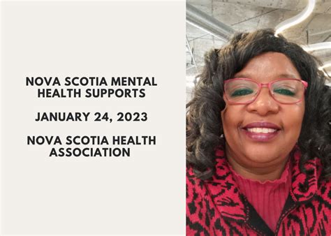 Nova Scotia Mental Health Supports January 24 2023 Nova Scotia Health Association