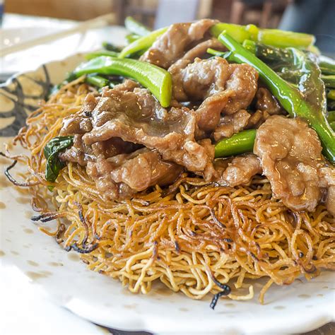 Asian Crispy Beef With Noodles