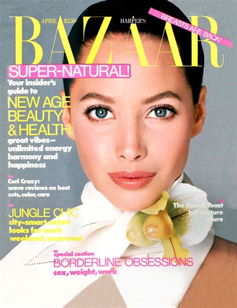 Cover Girl Christy Turlingtons Best Harpers Bazaar Covers Christy