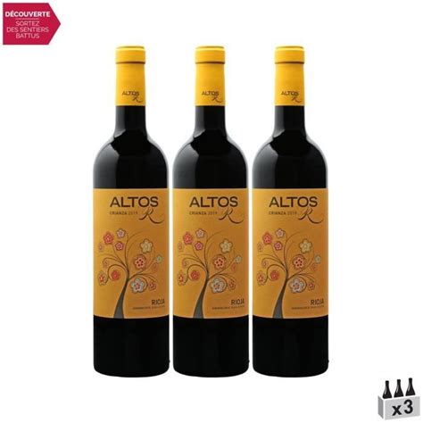 Rioja Crianza Rouge Lot De X Cl Altos R De Laguardia Vin D