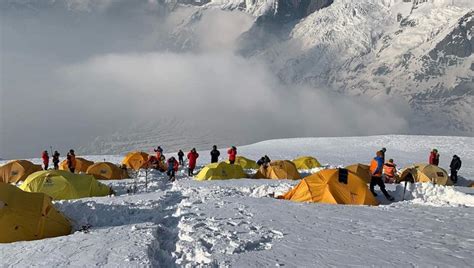 Thapa Peak Thapa Peak 6012m Ascension Du Thapa Peak Dhaulagiri