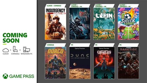 Xbox Game Pass Neue Spiele Für November Unterwegs