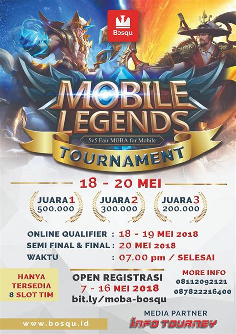 Contoh Poster Turnamen Mobile Legend 56 Koleksi Gambar