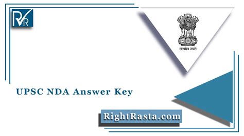 Upsc Nda Answer Key 2021 Pdf Download National Defence Academy 1 Sheet