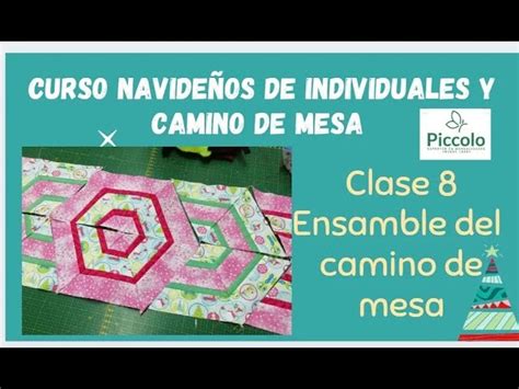 Curso Navideño de Individuales y Camino de Mesa Tienda Piccolo