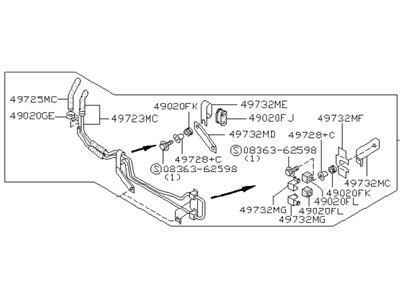 E Genuine Nissan Part