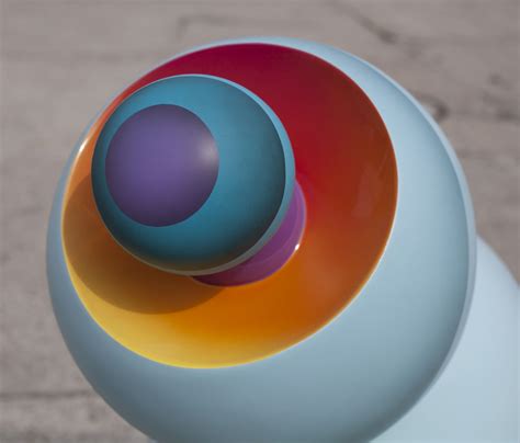 Legendary Artist Jan Kalábs Circular Layered Sculptures Of Colour And