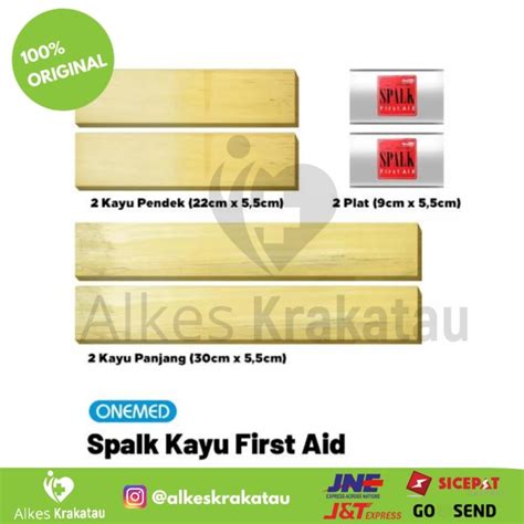 Jual Spalk Kayu Onemed Bidai Tangan Kaki Patah Tulang Kota Medan Alkeskrakatau Tokopedia