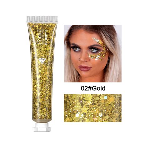 Tutunaumb 2022 Winter Glitter Glitter Gel Glitter Body Festival Glitter Cosmetics Facial Hair