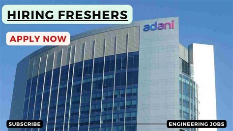 Adani Group Mnc Hirings Fresher Graduate Engineer Trainee Jobs Off