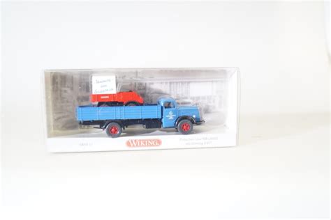 Wiking Mb L Pritsche Mit Unimog U Neuw Ovp