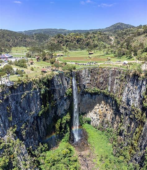 Salto De Pêndulo Da Natural Extremo Urubici Brasil