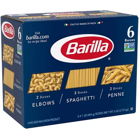 Barilla Pasta Variety Pack 6 Lbs Openbax