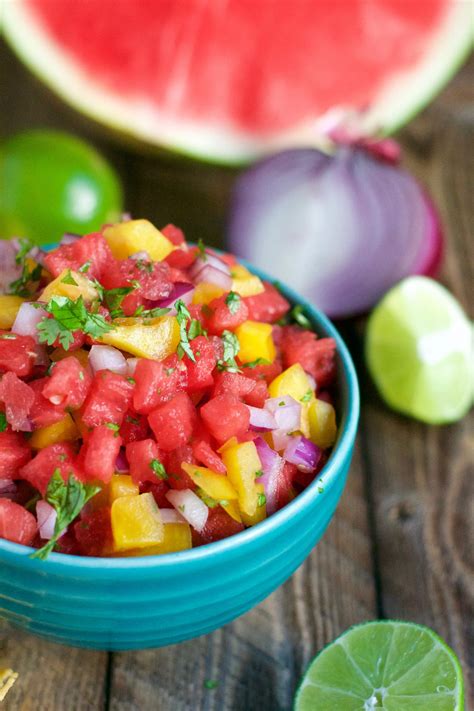 Watermelon Salsa A Dash Of Megnut