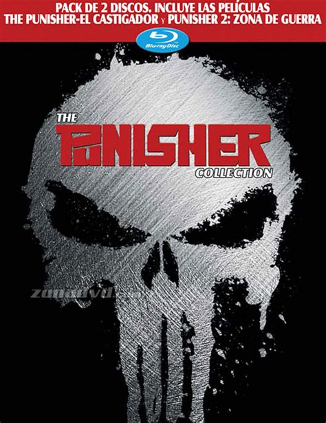 Carátula de Pack The Punisher El Castigador Punisher 2 Blu ray