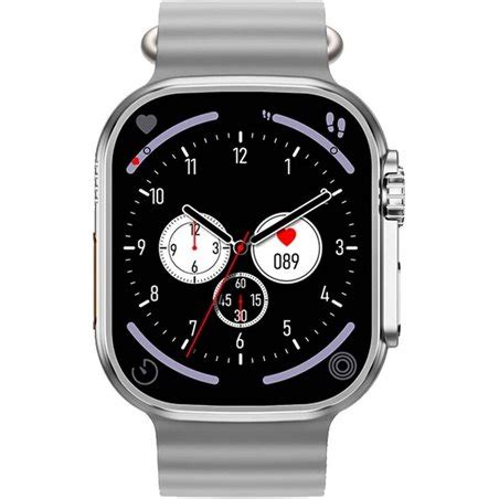 Lemfo Ws Ultra Silber Smartwatch