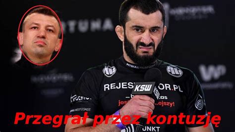 MAMED CHALIDOW przegrał z TOMASZEM ADAMKIEM na XTB KSW Epic Zdradza