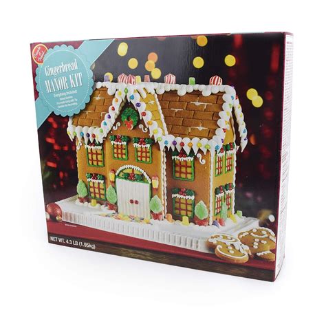 No Bake Gingerbread House Kit Christmas Mansion With