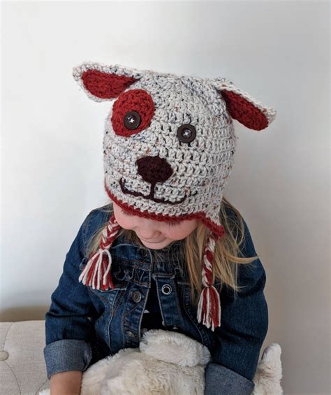 Hand Knit Puppy Dog Hats For Toddlers Childrens Knit Etsy