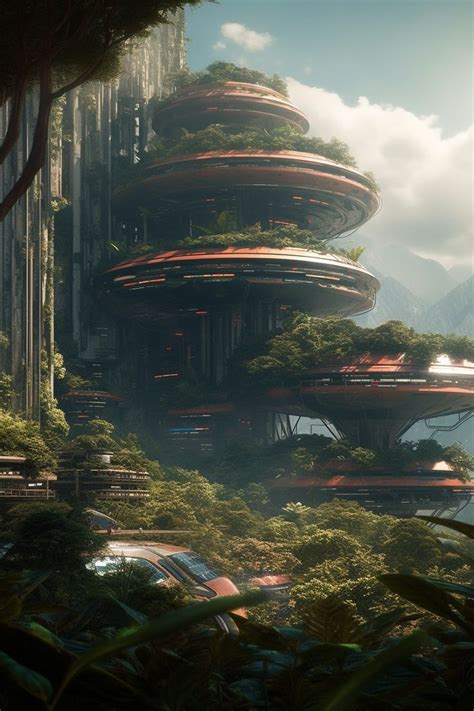 Pin By Antarik Fox On Sci Fi Future In Fantasy Landscape