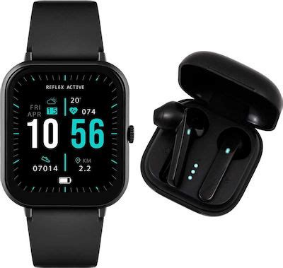 Reflex Active Series With Tws Earbuds Smartwatch With Heart Rate