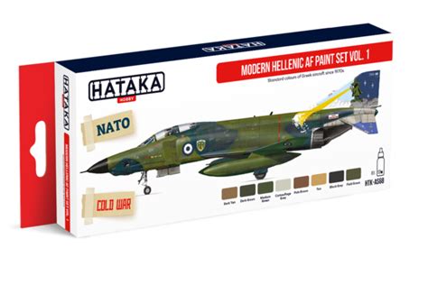 Htk As Modern Hellenic Af Paint Set Vol Hataka Hobby As