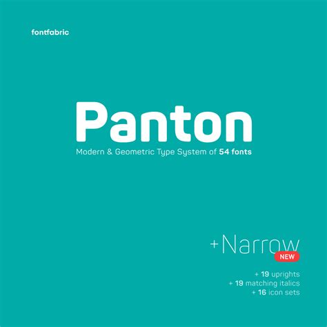 panton fonts  love typography