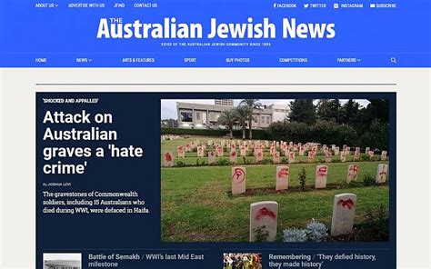 Australian Jewish News Becomes Times Of Israel S Seventh Local Partner The Times Of Israel