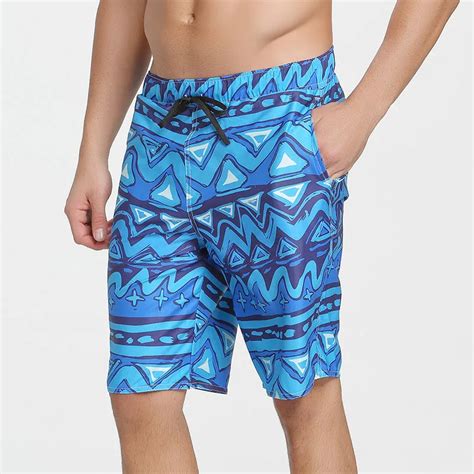 Sbart2018 Mens Loose Beach Shorts Quick Dry Printed Bermuda Board