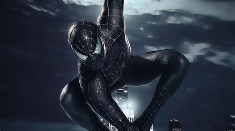 2048x1152 Black Suit Spiderman 4k Wallpaper,2048x1152 Resolution HD 4k Wallpapers,Images ...