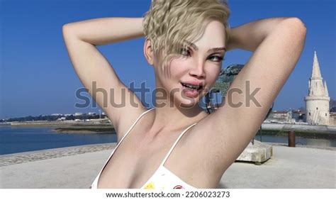 Sexy Prety Womens Hair Nude Art Stock Illustration Shutterstock