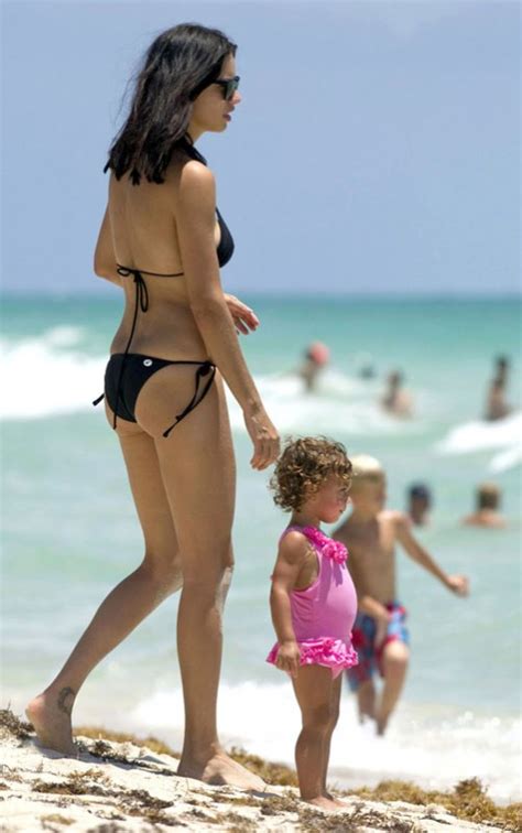 Adriana Lima And Her Daughter Valentina Jaric In Miami Fl July