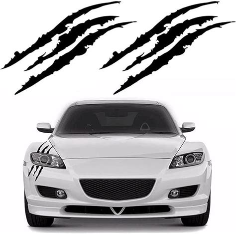 Amazon YGMONER 2PCS Claw Marks Decal Reflective Sticker For Car