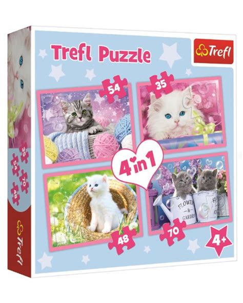 Trefl4 Puzzles - Funny Cats - Kalimat Store