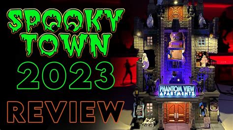 Lemax Phantom View Apartments Review Lemax Spooky Town Youtube