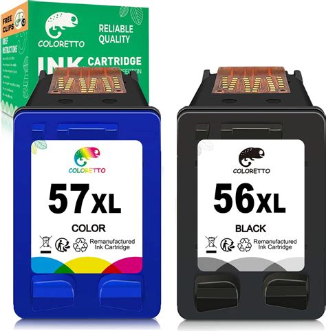 Coloretto Xl Xl Cartouches D Encre Remanufactur Es Pour Hp Xl